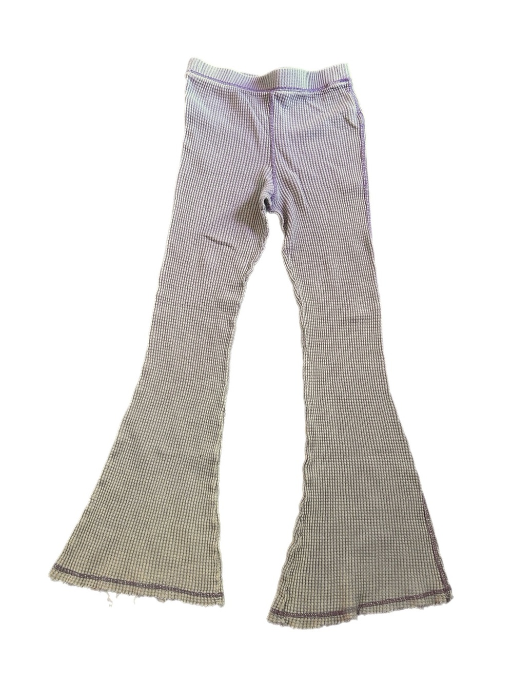 Xs Wild Fable Lavender Waffle Knit Thermal Flare Lounge Active Stretch Pants